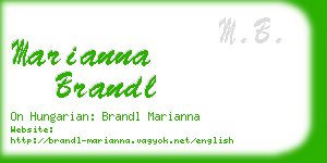 marianna brandl business card